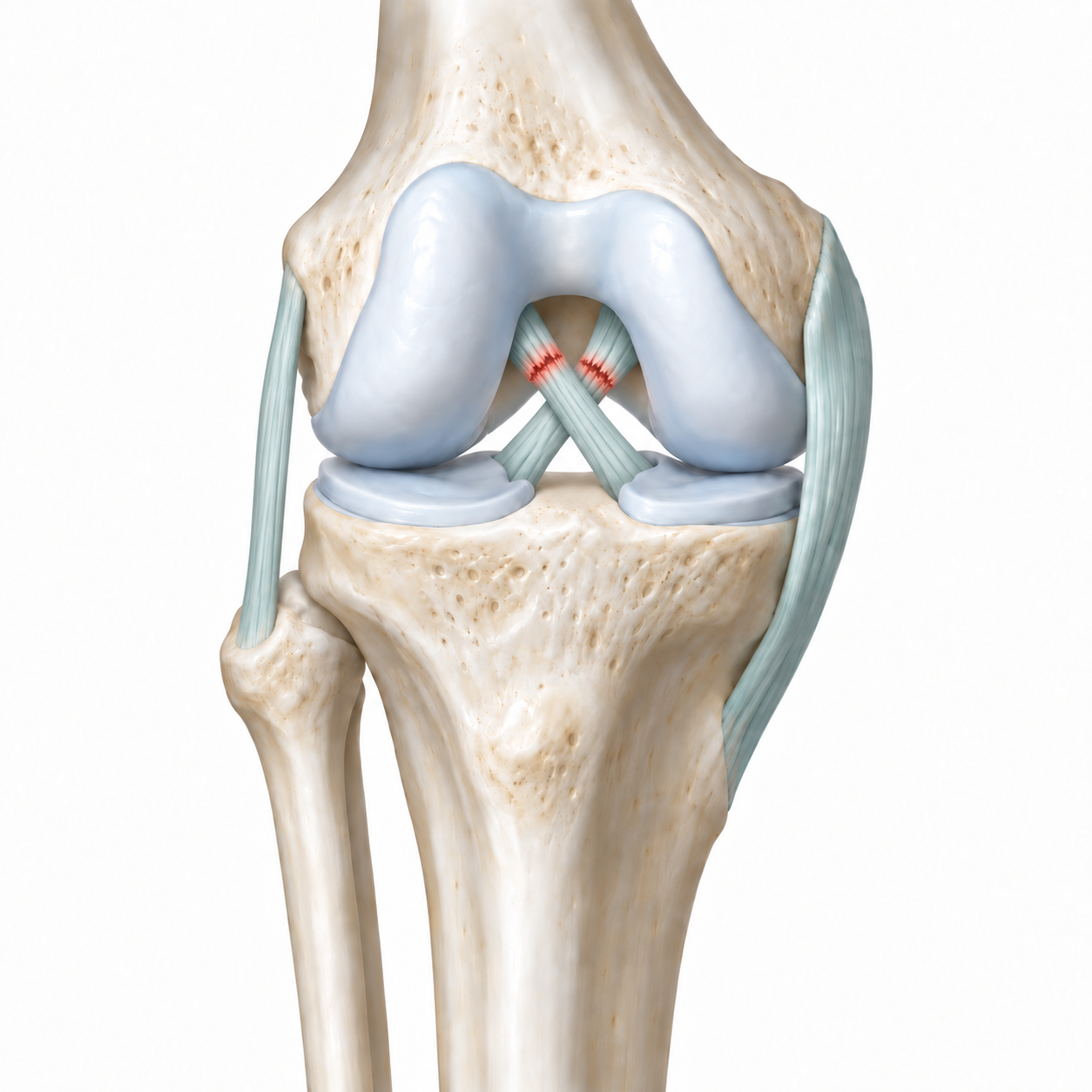KD II: Lesione di LCA e LCP, con collaterali integri.